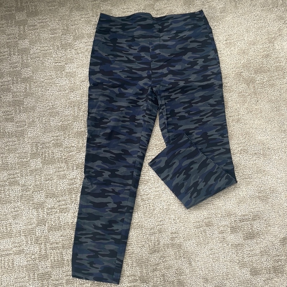 Blue + Black Camo Business Pants